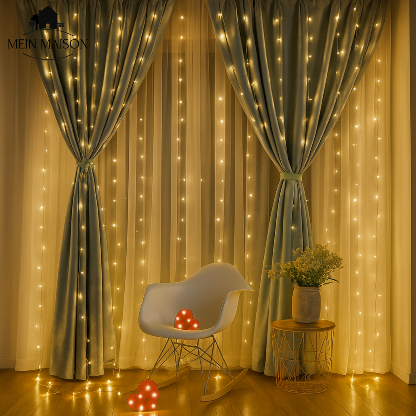 Lysende Gardin – Farverigt Lysshow til Enhver Begivenhed!