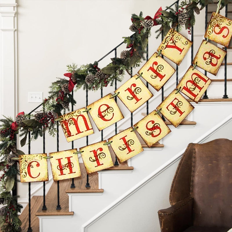 Julbanderoll med texten "God Jul