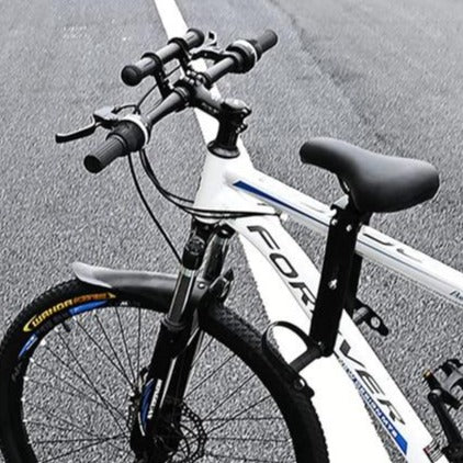 Frammonterad barnsits för cykel