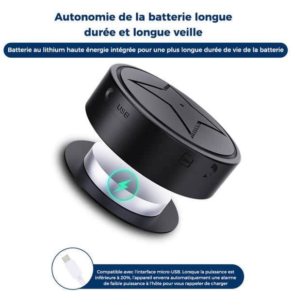 Mini GPS Tracker med Mikrofon – Præcis Sikkerhed i Real Tid
