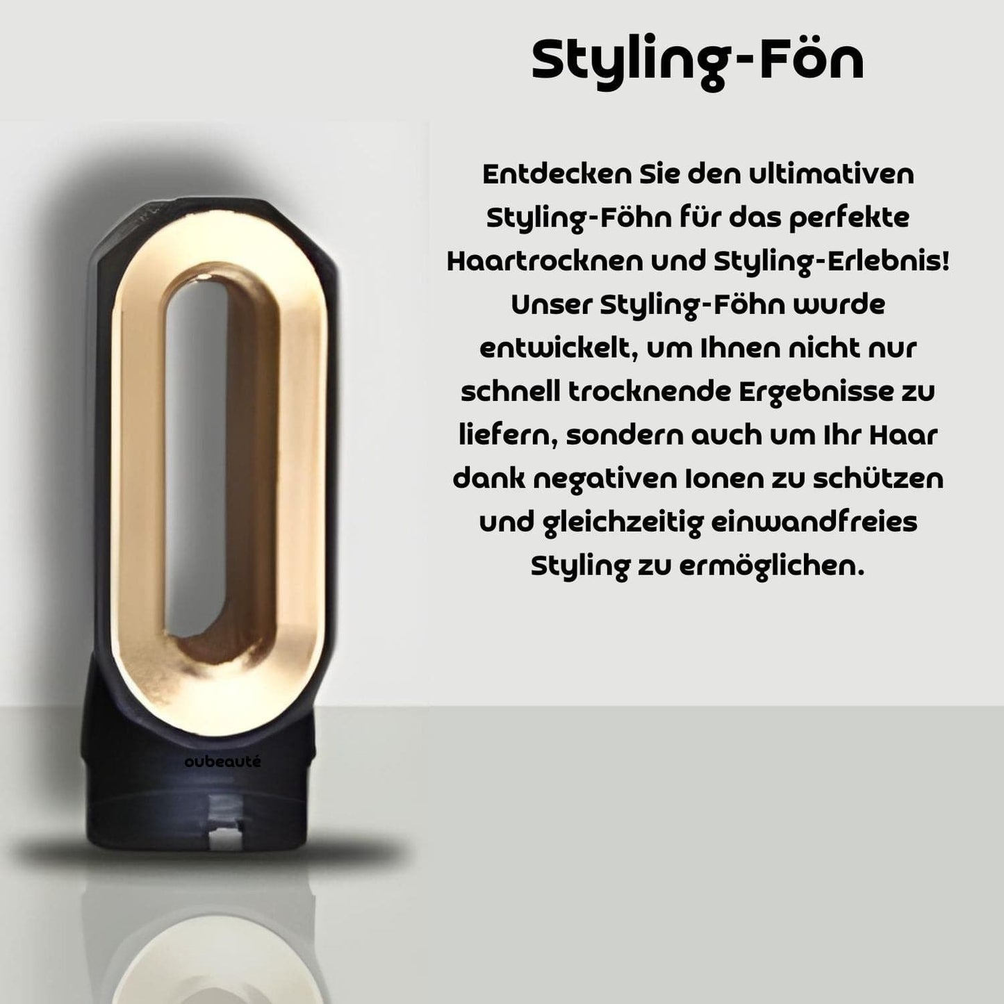 5-i-1 Hårstyler med Luftteknologi til Skånsom Styling