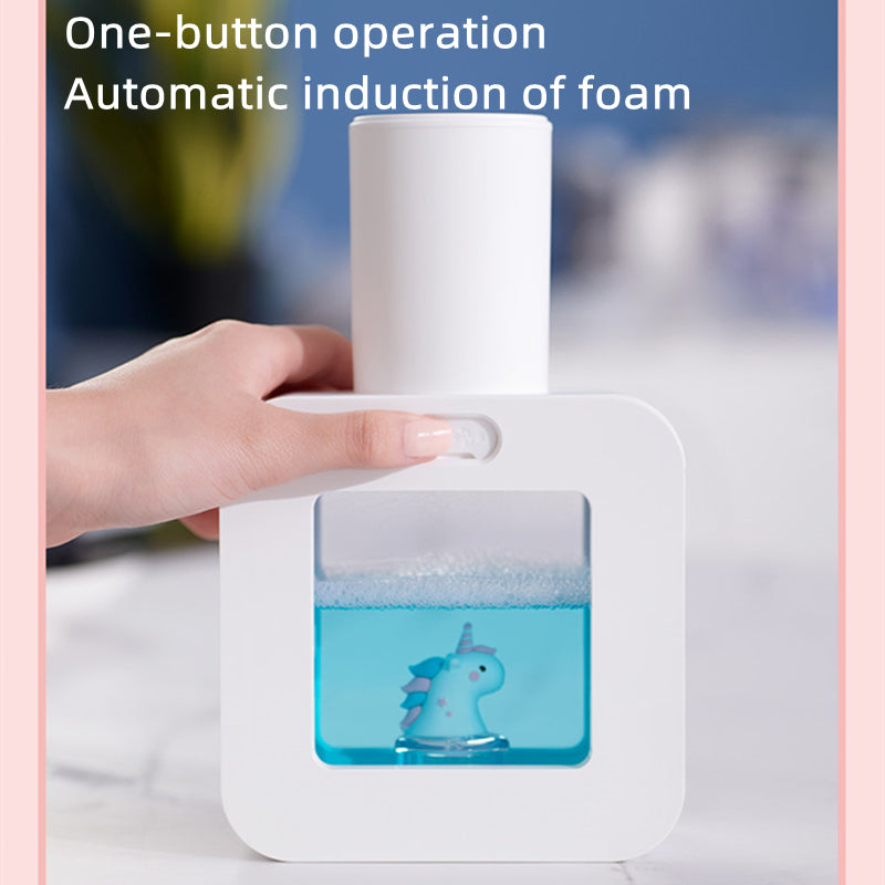 Söt Pet Transparent Automatisk Tvåldispenser
