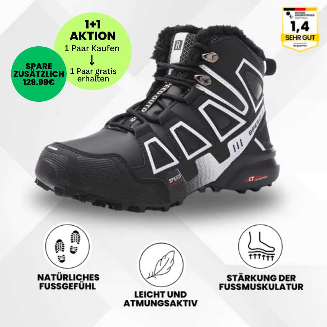 Ergonomiska trekking- och vandringsskor med smärtlindring - 1+1 gratis erbjudande