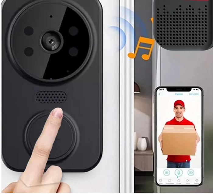 Smart Wi-Fi-dörrklocka med kamera – Säkerhet med stil