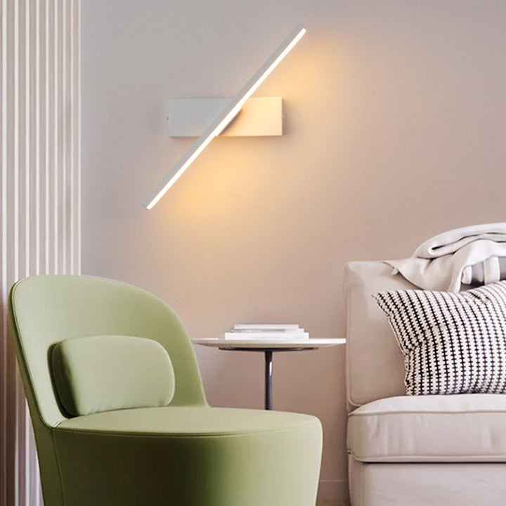 Stilfuld Væglampe med Roterbart Design og LED Lys
