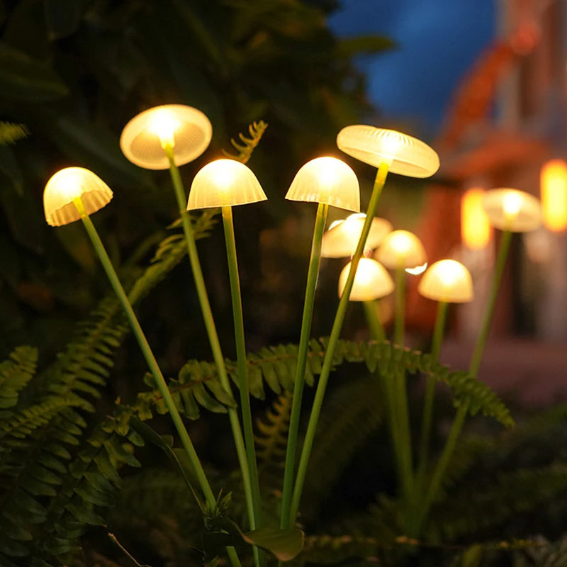 Soldriven LED-svamplampa för Trädgården – IP44, Väderbeständig