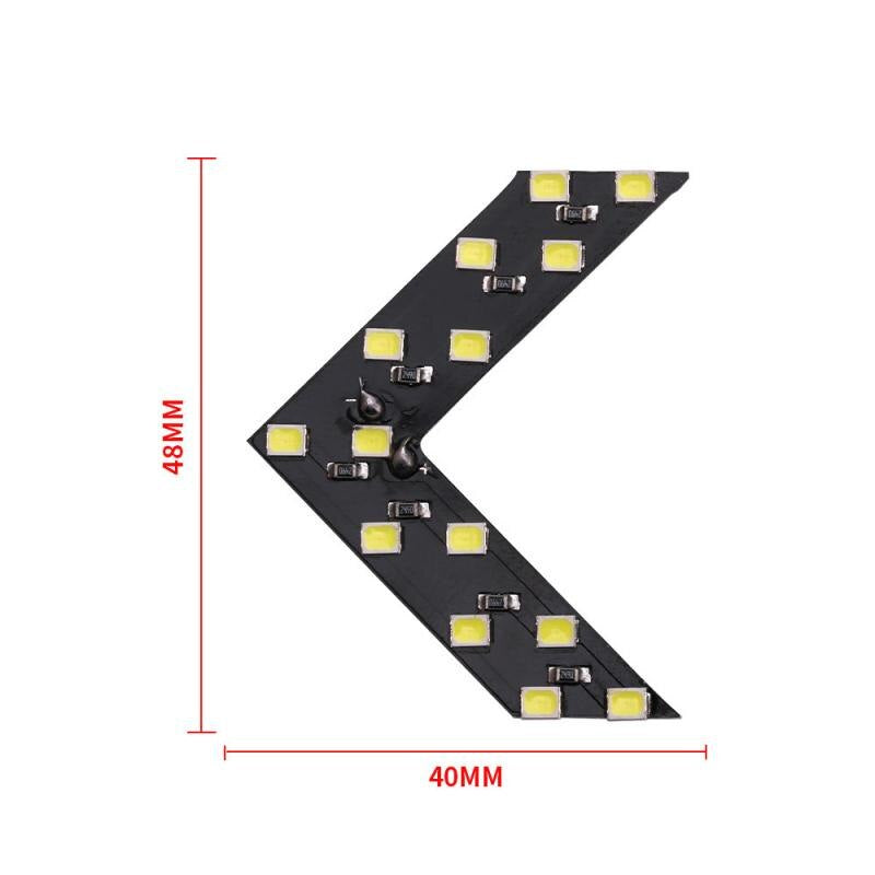 2 stk LED pilpanel til bil