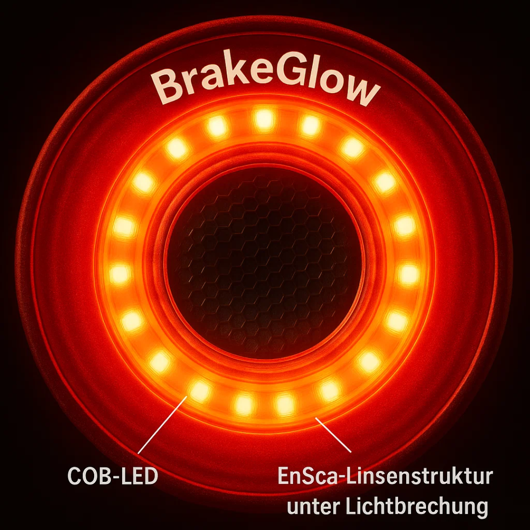 Smart Cykellygte med Automatisk Bremsefunktion og 360° Lys