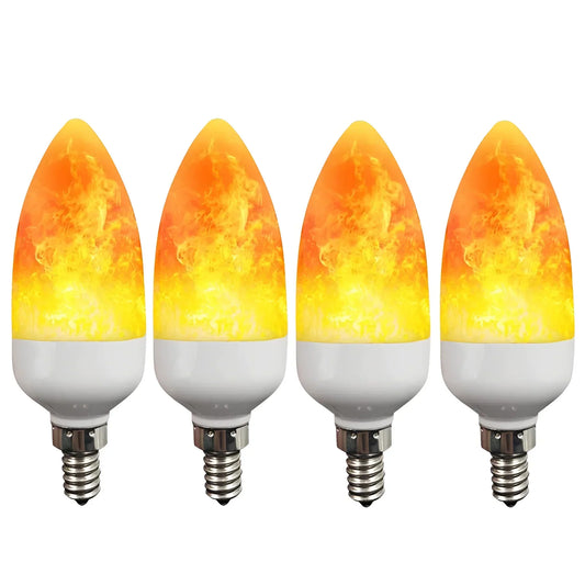 Flammeeffekt LED-lampa – 9W med realistiskt flammutseende