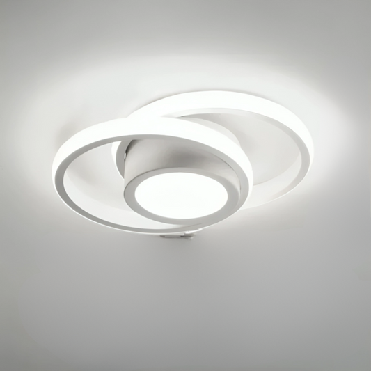 Moderne LED Loftlampe med Energibesparende Ringdesign