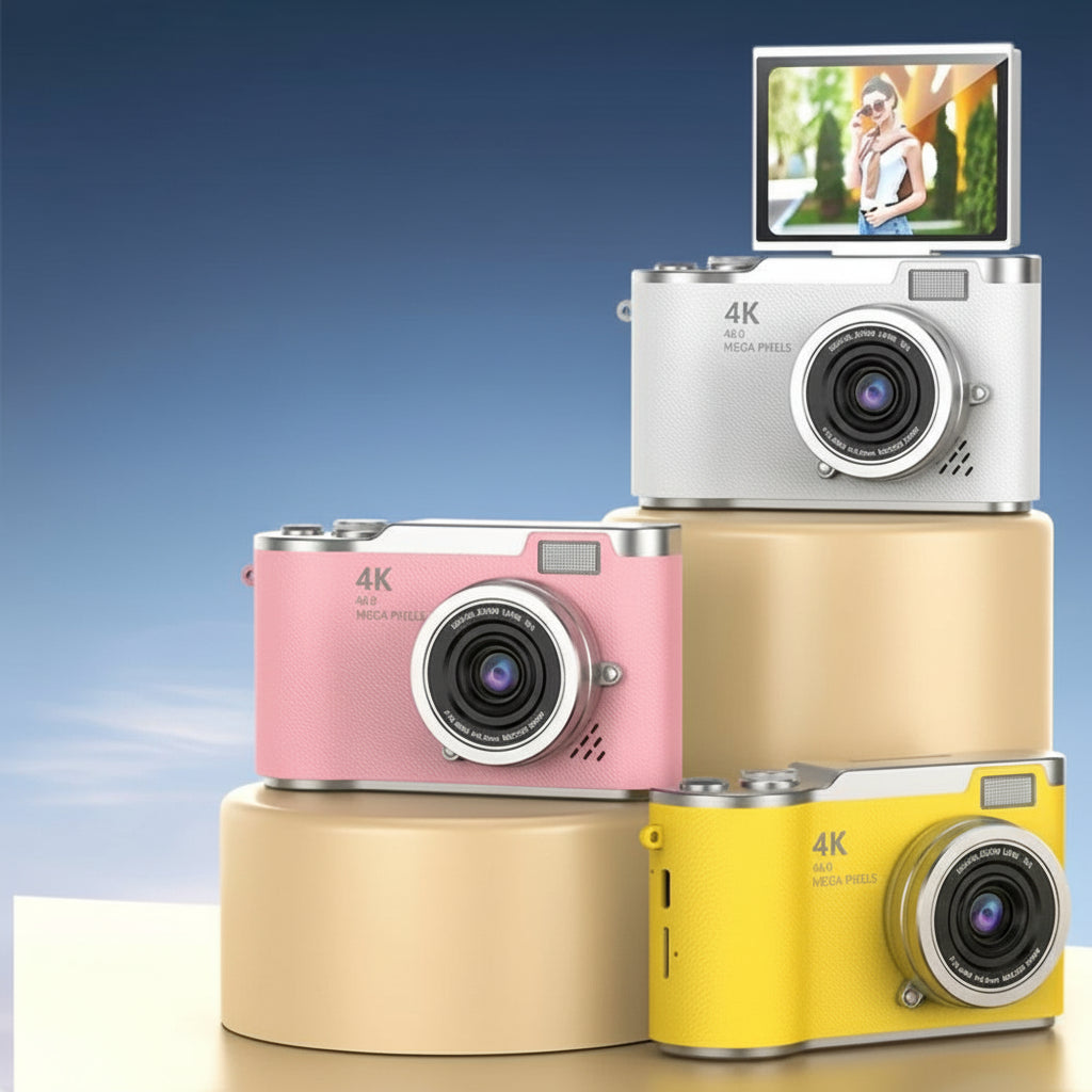 4K Vlogging Kamera til Voksne – Let og Brugervenlig Optagelse