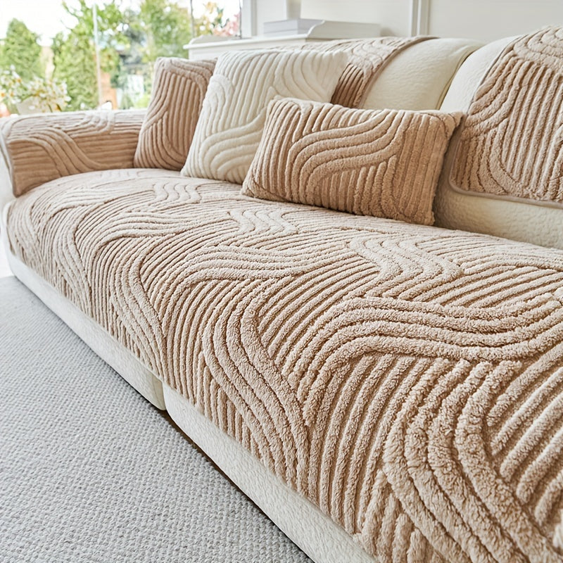 Sofaovertræk i Velour – Skridsikker og Åndbar til Elegant Stue