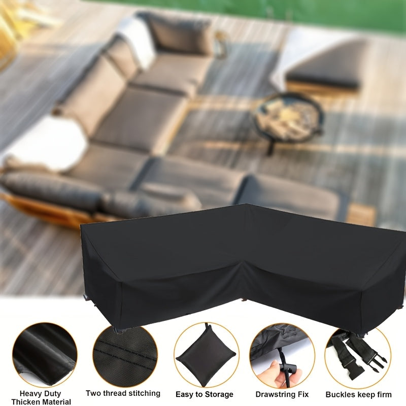 Robust Beskyttelse til V-formet Udesofa – ShieldGuard Cover
