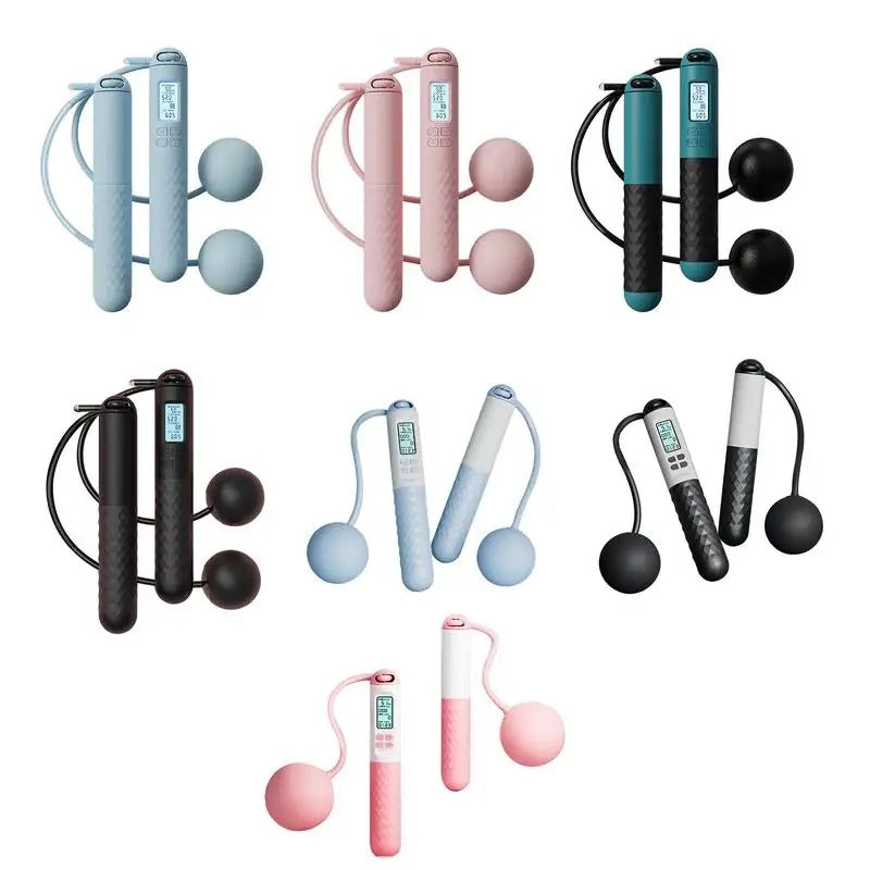 Trådløs springtog med LCD-display og vægtede håndtag