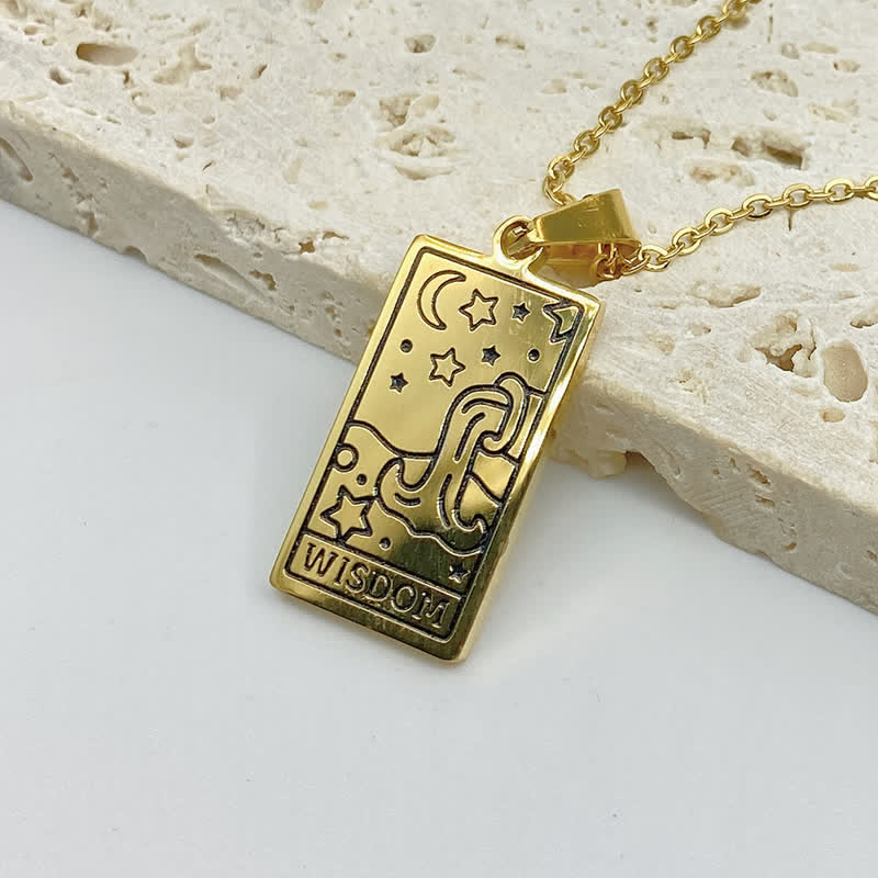 Vintage Tarot Kort Pendant – Lykkeamulet