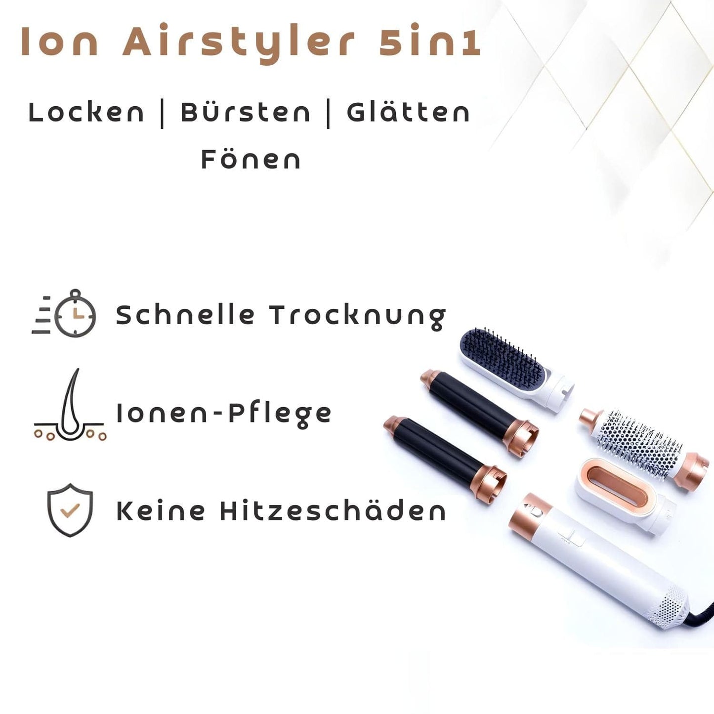 5-i-1 Ion AirStyler – Skonsam styling utan skador