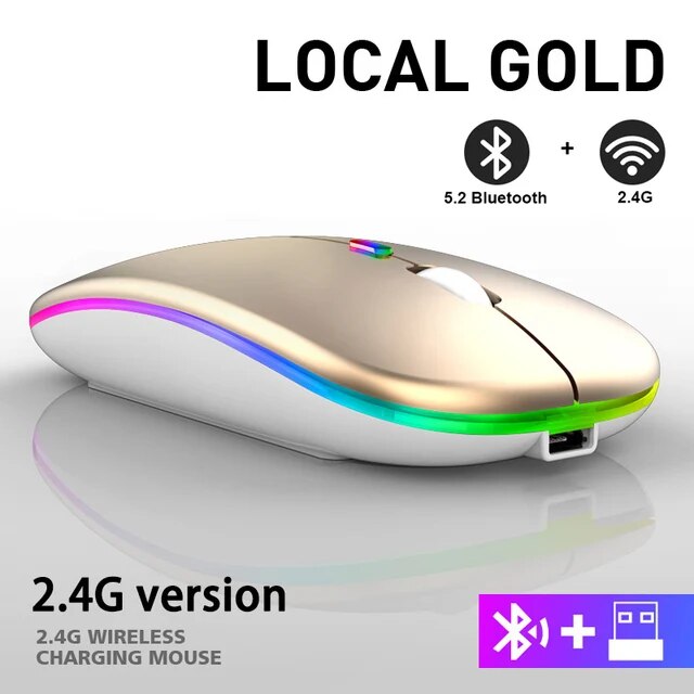 Trådlös LED-mus med laddbar Bluetooth – Eindhoven-modell