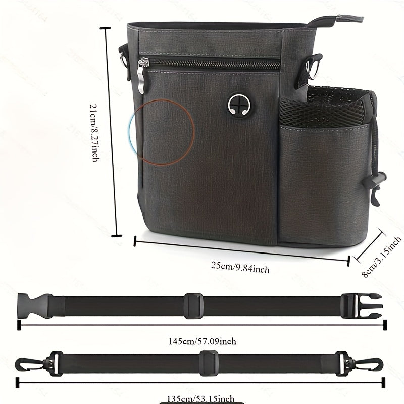 Praktisk väska för godis med flaskhållare – Justerbar träningsväska
