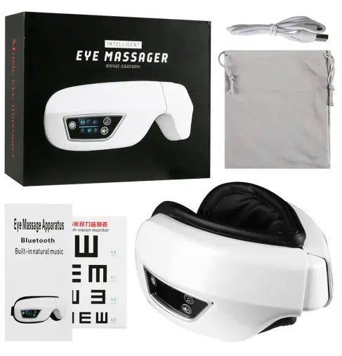Effektiv Øjenmassager med Luftkompression og Vibration