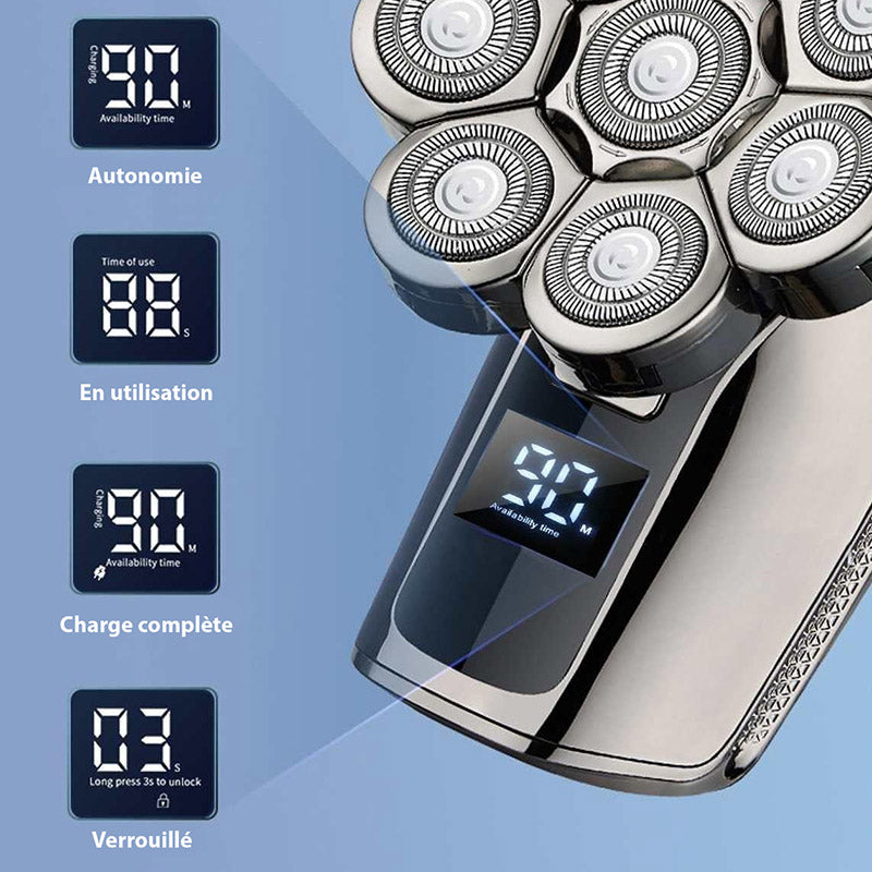 Effektiv 7D Huvudrakapparat - Vattentät med LED-display