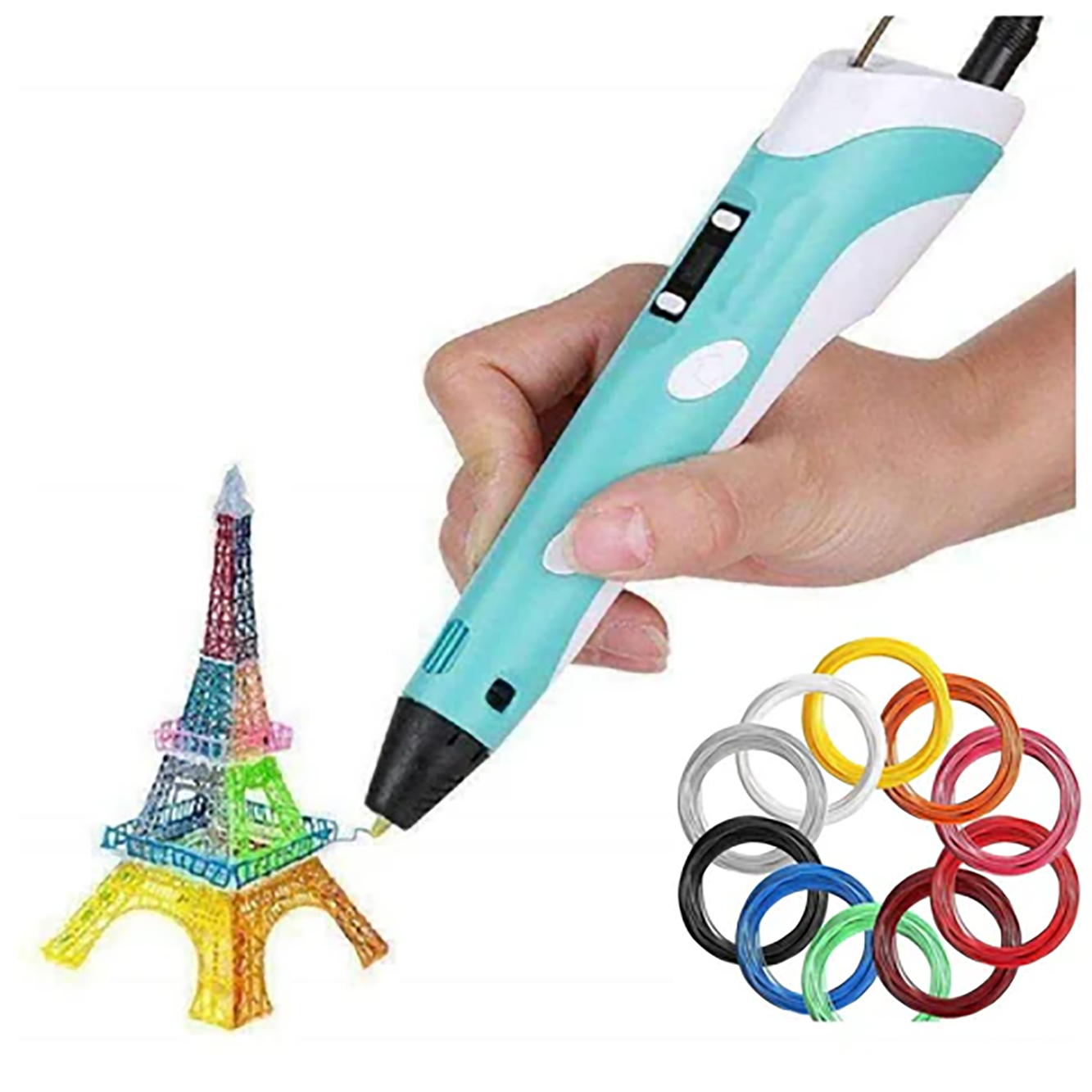 3D-penna för gör-det-själv med 200 m PLA-filament – Present till barn