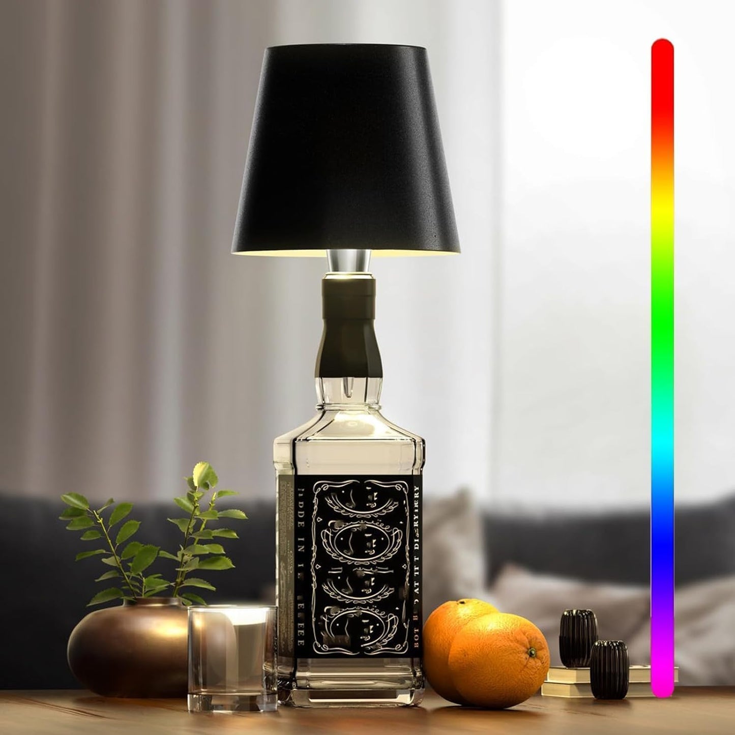 Elegant Genopladelig Bordlampe med Touch & Lang Batteritid