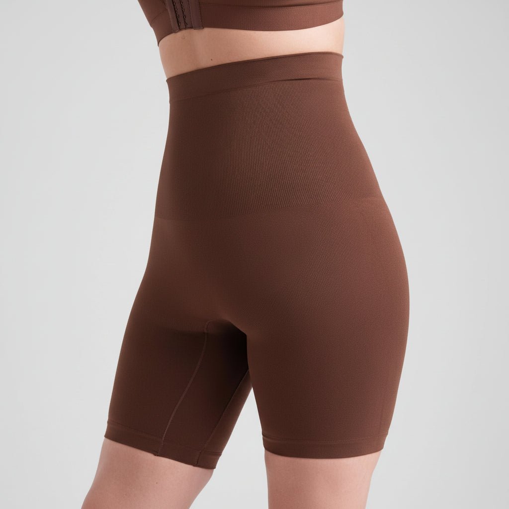 Bekväma Shapewear Shorts med Midjekontroll och Slät Finish