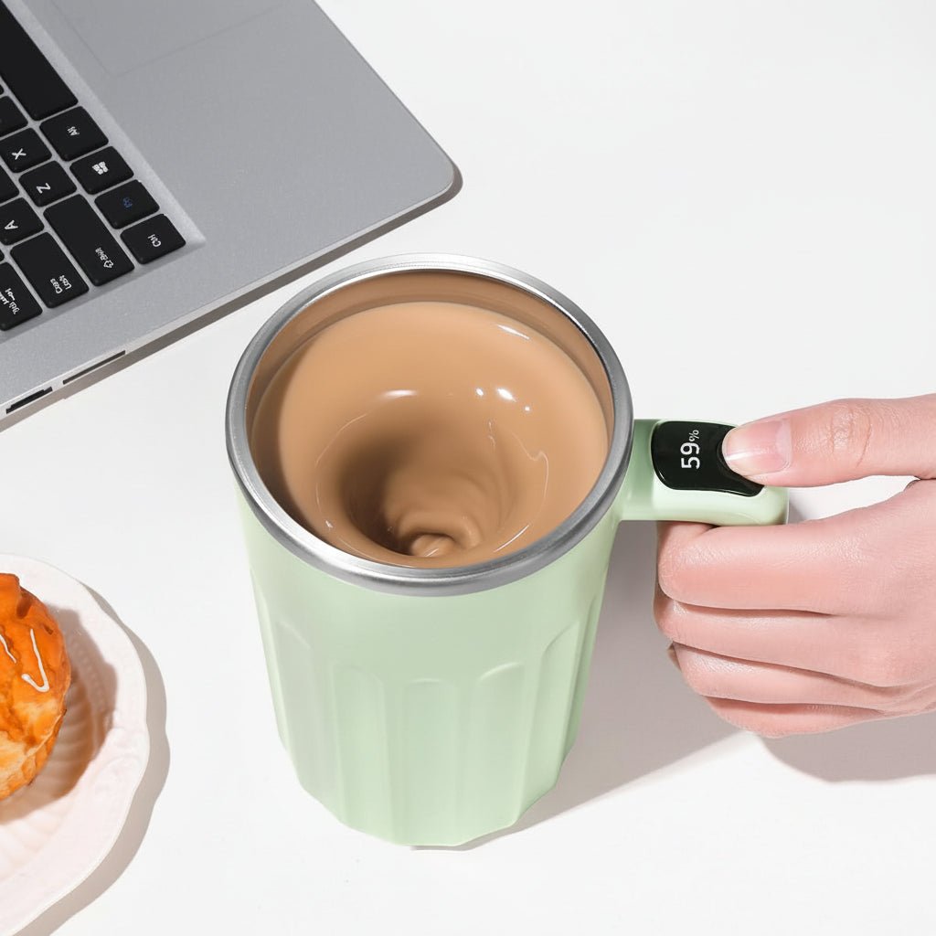 Självrörande Kaffemugg med Type-C Laddning och 360 ml Kapacitet