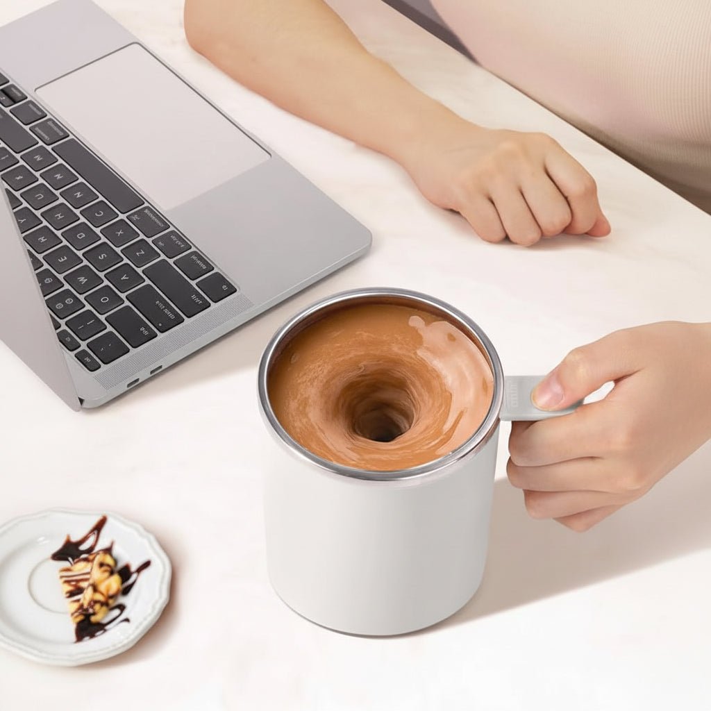 Självrörande Kaffemugg med Type-C Laddning och 360 ml Kapacitet