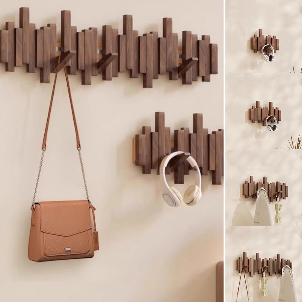 Elegant Trägarderob med Flexibla Magnethakar