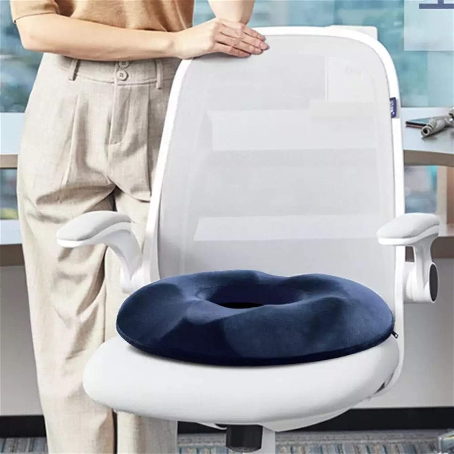 Ergonomisk Donutkudde för Hemorrojder – Maximal Komfort