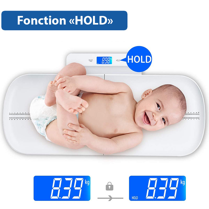 Exakt Babyvåg med Avtagbar Bricka - Precision på 10g