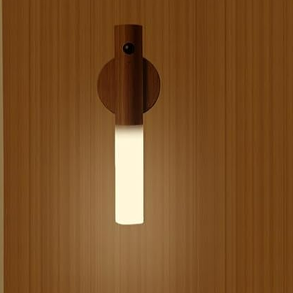 Elegant Trådløs Væglampe med Bevægelsessensor og USB Opladning