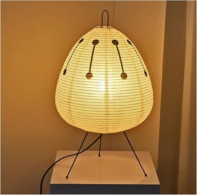 Japansk Papirlampe med Blødt Lys og Stabilt Design