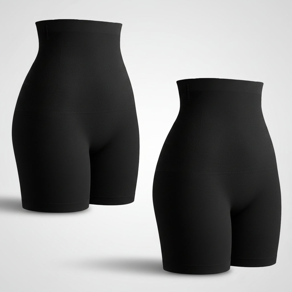 Bekväma Shapewear Shorts med Midjekontroll och Slät Finish