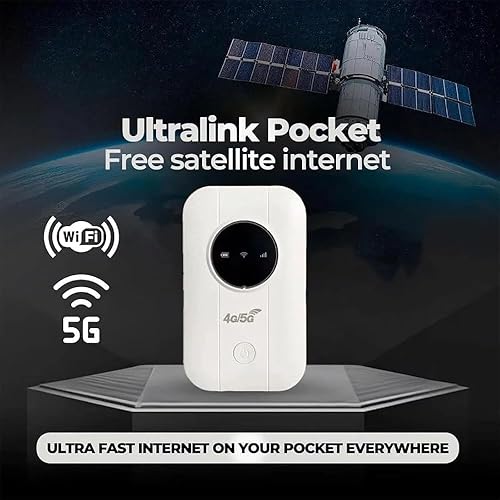 Kompakt 4G/5G Mobil Router med Wi-Fi Hotspot Funktion