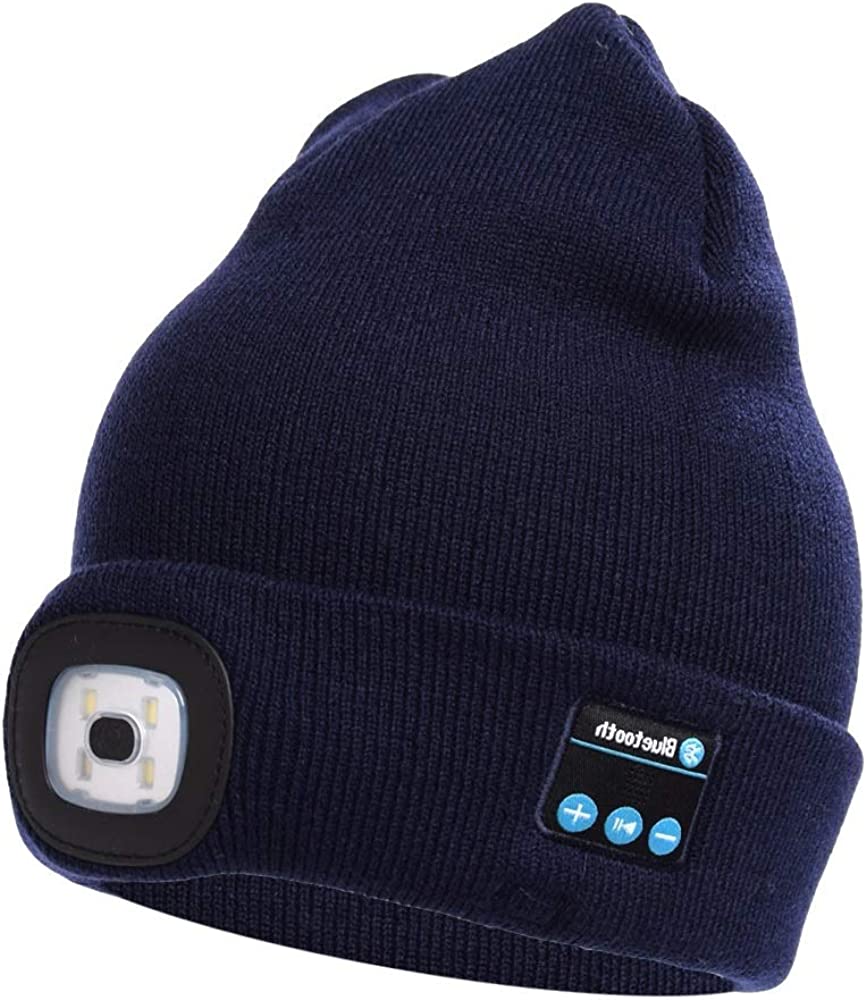 Smart mössa med Bluetooth och LED-ljus