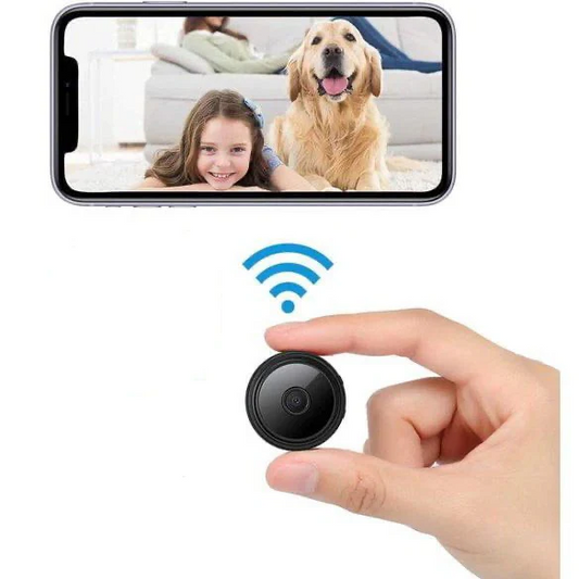Trådløst mini kamera med lyd og live video
