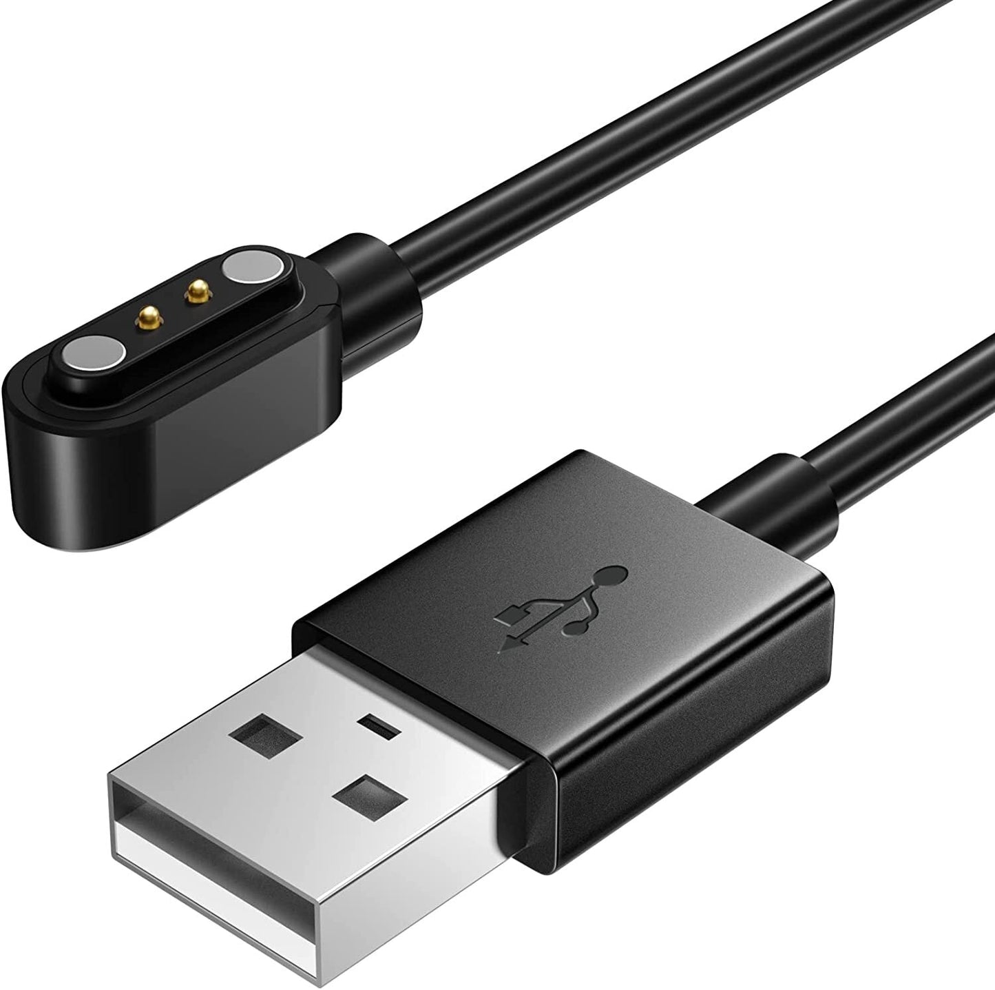Praktisk opladningskabel til smartur med kompakt design og universel kompatibilitet.