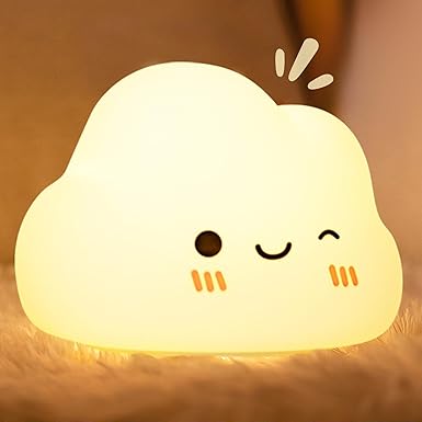 Mjuk Nattlampa i Silikon – Säker och Lugnande Molnlampa