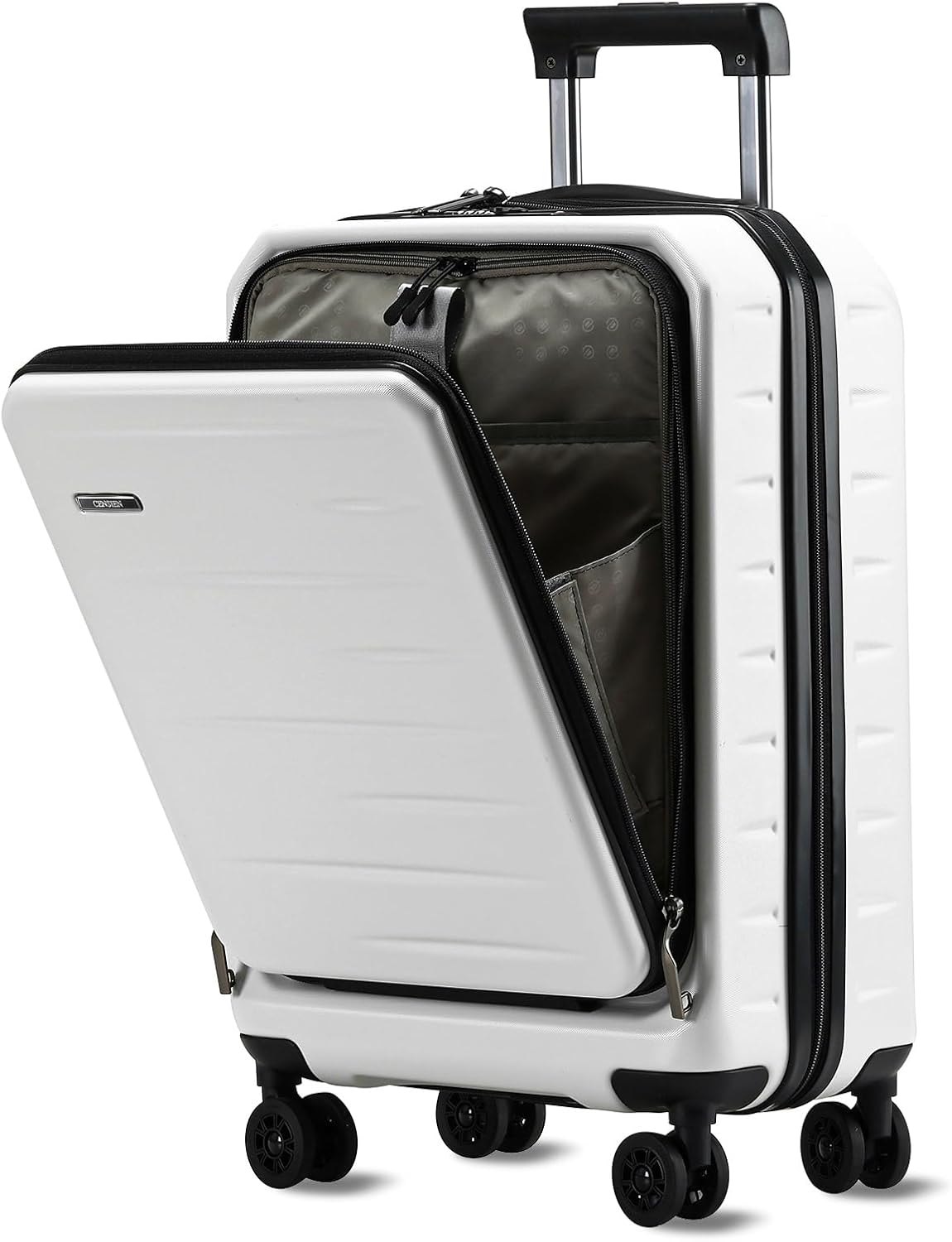 Udvidelig håndbagage med frontlomme og TSA-lås