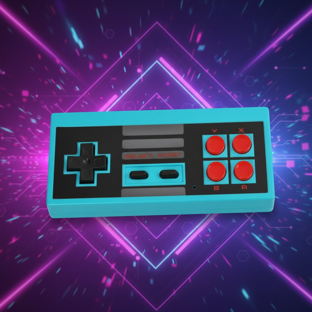 Trådlös 8-Bit Retro Spelkonsolkontroll – Nostalgi & Frihet