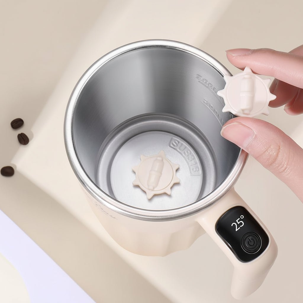 Självrörande Kaffemugg med Type-C Laddning och 360 ml Kapacitet