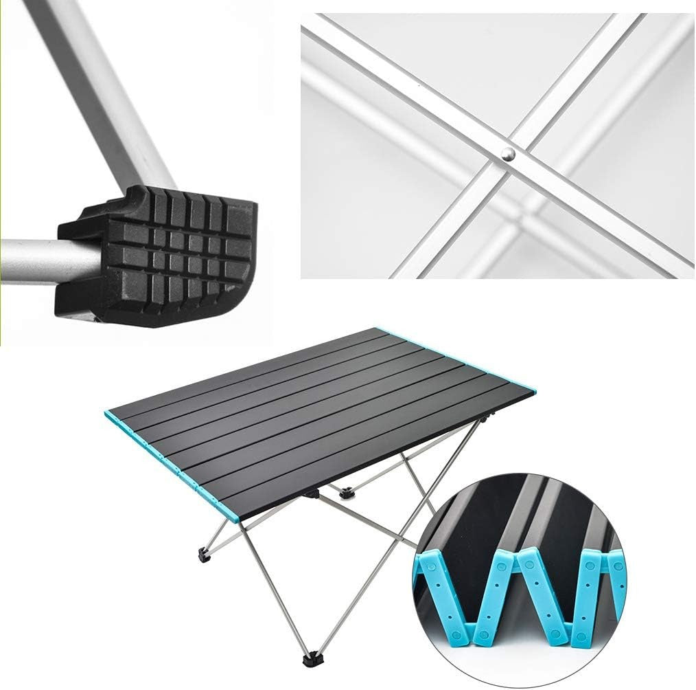 Sammenklappelig Campingbord i Aluminium – Let og Robust