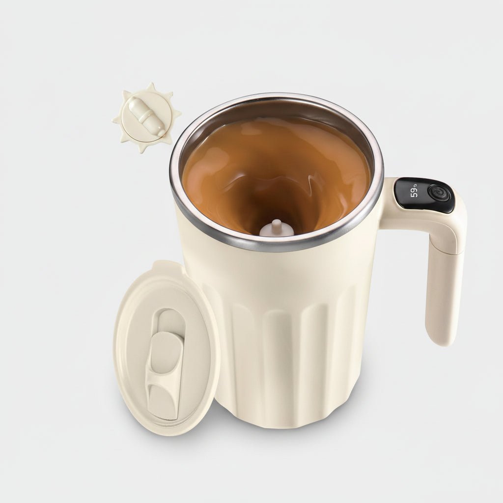 Självrörande Kaffemugg med Type-C Laddning och 360 ml Kapacitet