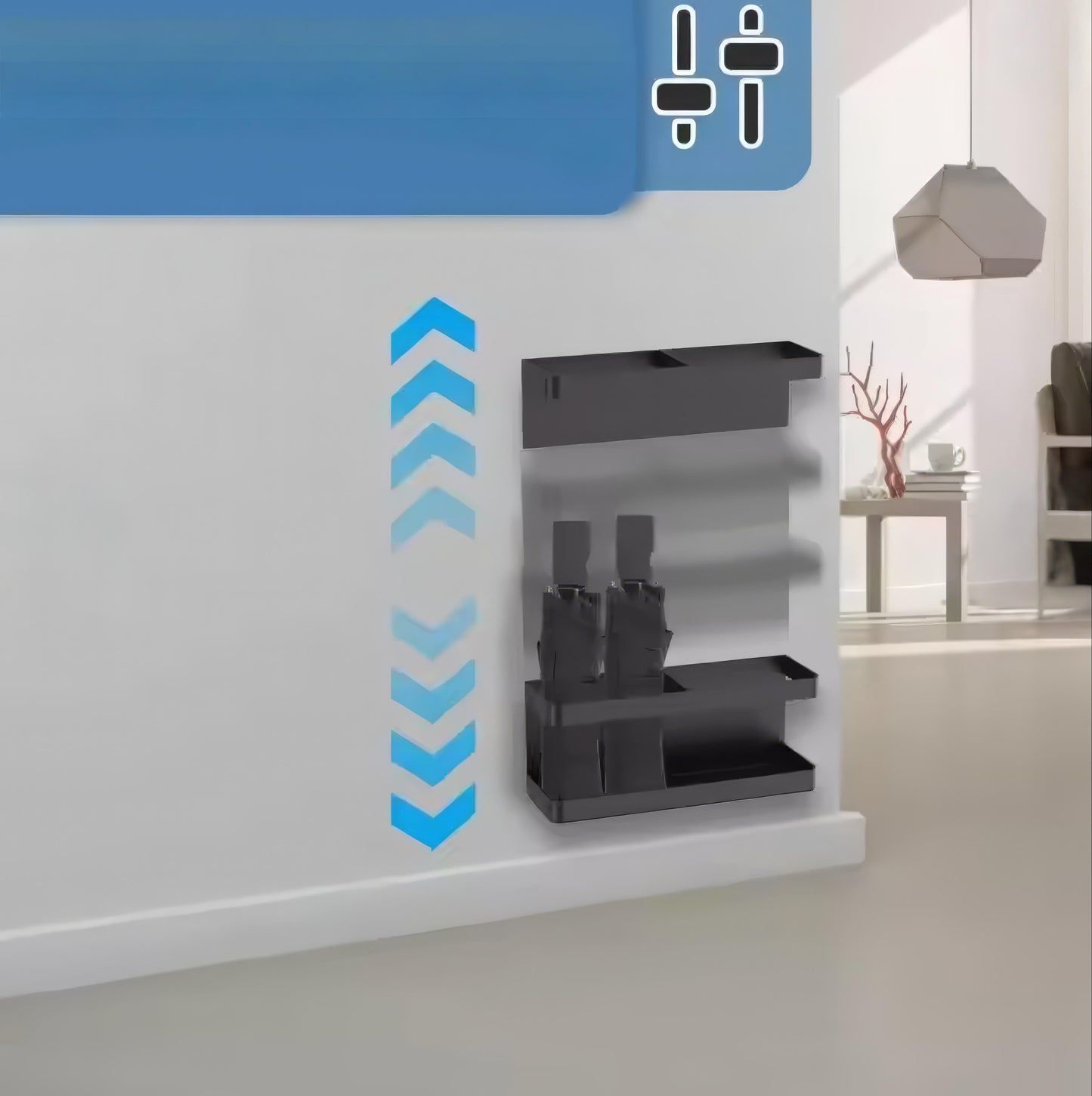 Elegant paraplyholder i jern - Stilfuld og funktionel
