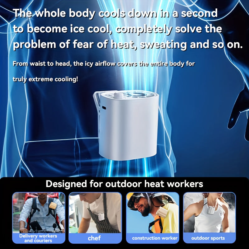 Miniventilator AirFlowClip – Effektiv kylning överallt