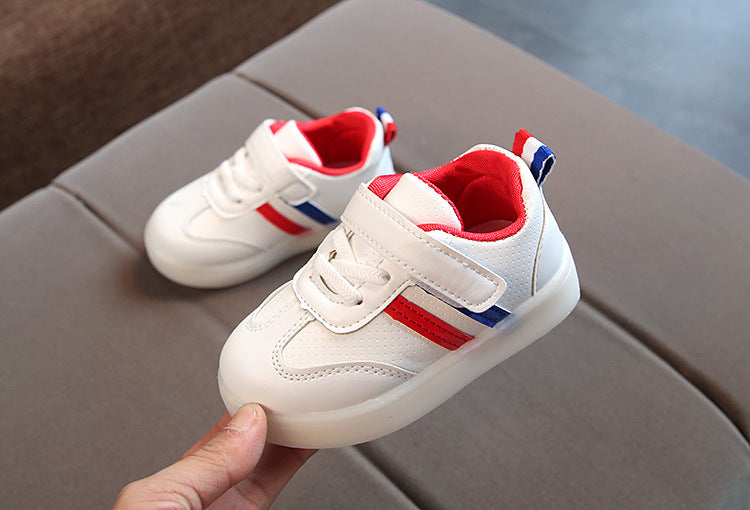 LED Børnesneakers med Fleksibel Sål og Komfortabel Pasform