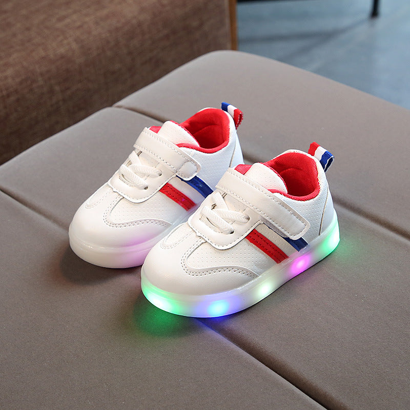 LED Børnesneakers med Fleksibel Sål og Komfortabel Pasform