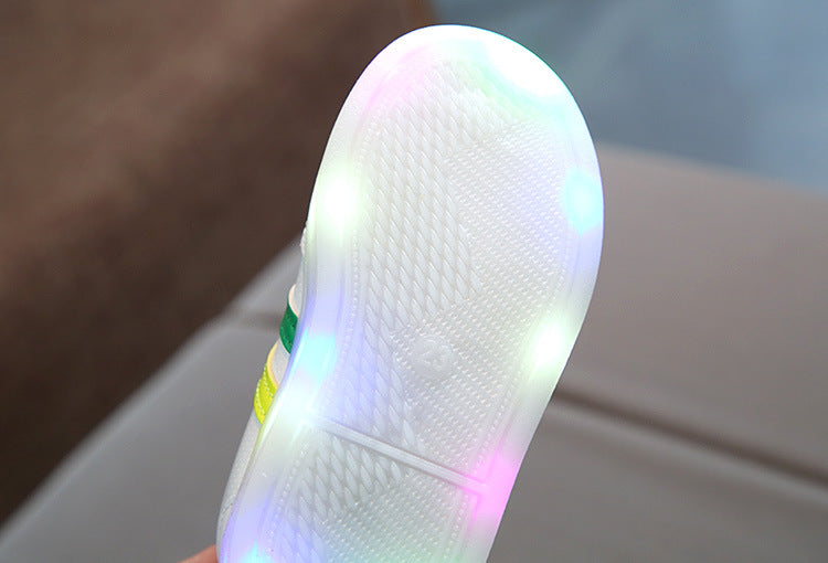 LED Børnesneakers med Fleksibel Sål og Komfortabel Pasform